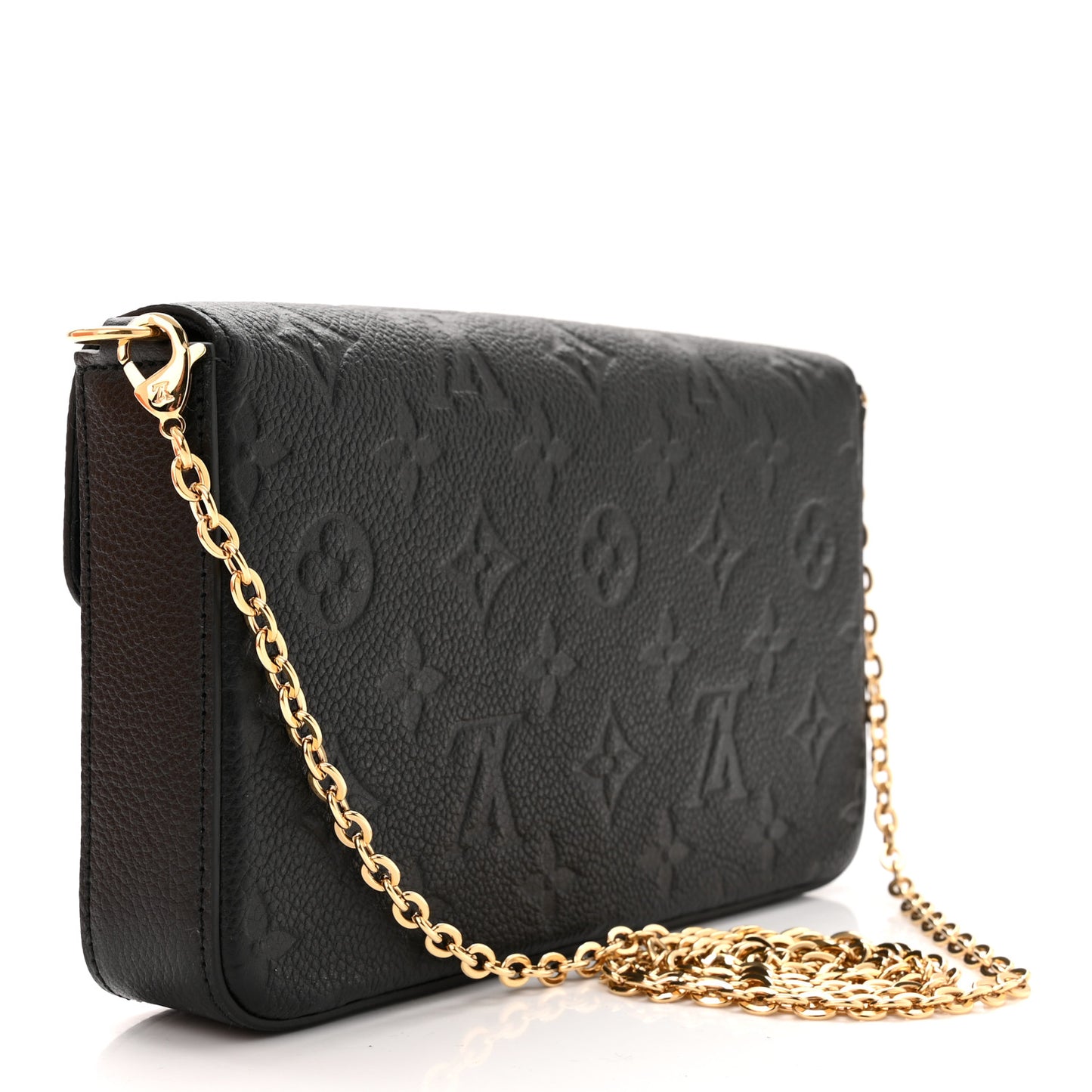 Empreinte Pochette Felicie Chain Wallet Black