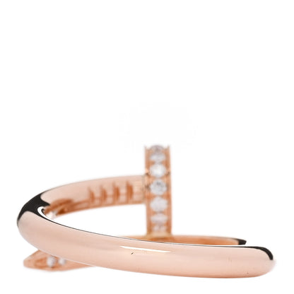 Cartier 18K Pink Gold Diamond Juste Un Clou Ring 49 5 3 of 6