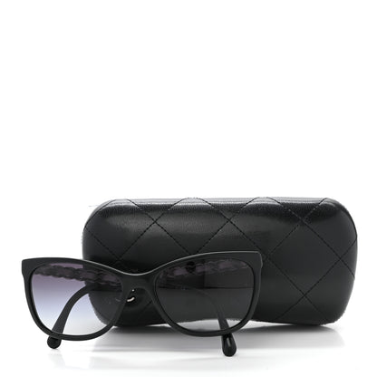 Chanel Cat Eye Chain Sunglasses 5260-Q Black 8 of 8