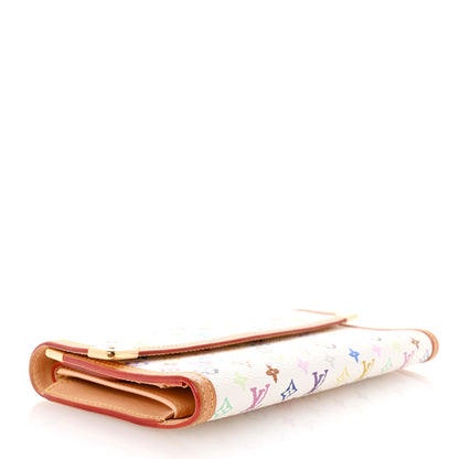 Louis Vuitton Monogram Multicolor Porte Tresor International Wallet White 4 of 7