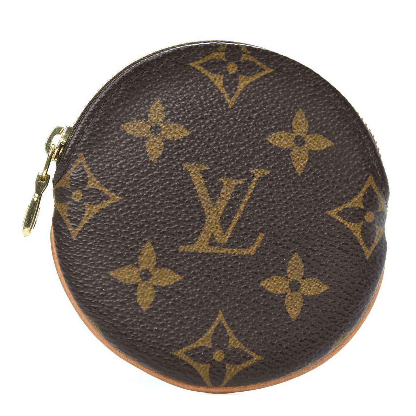Monogram Round Coin Purse