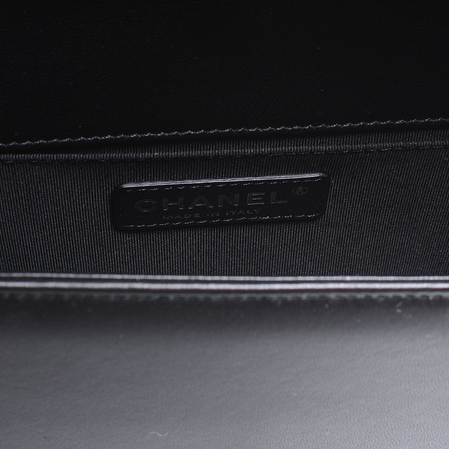 Chanel Lambskin Quilted Medium Boy Flap Black 6 of 9