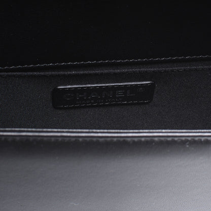 Chanel Lambskin Quilted Medium Boy Flap Black 6 of 9