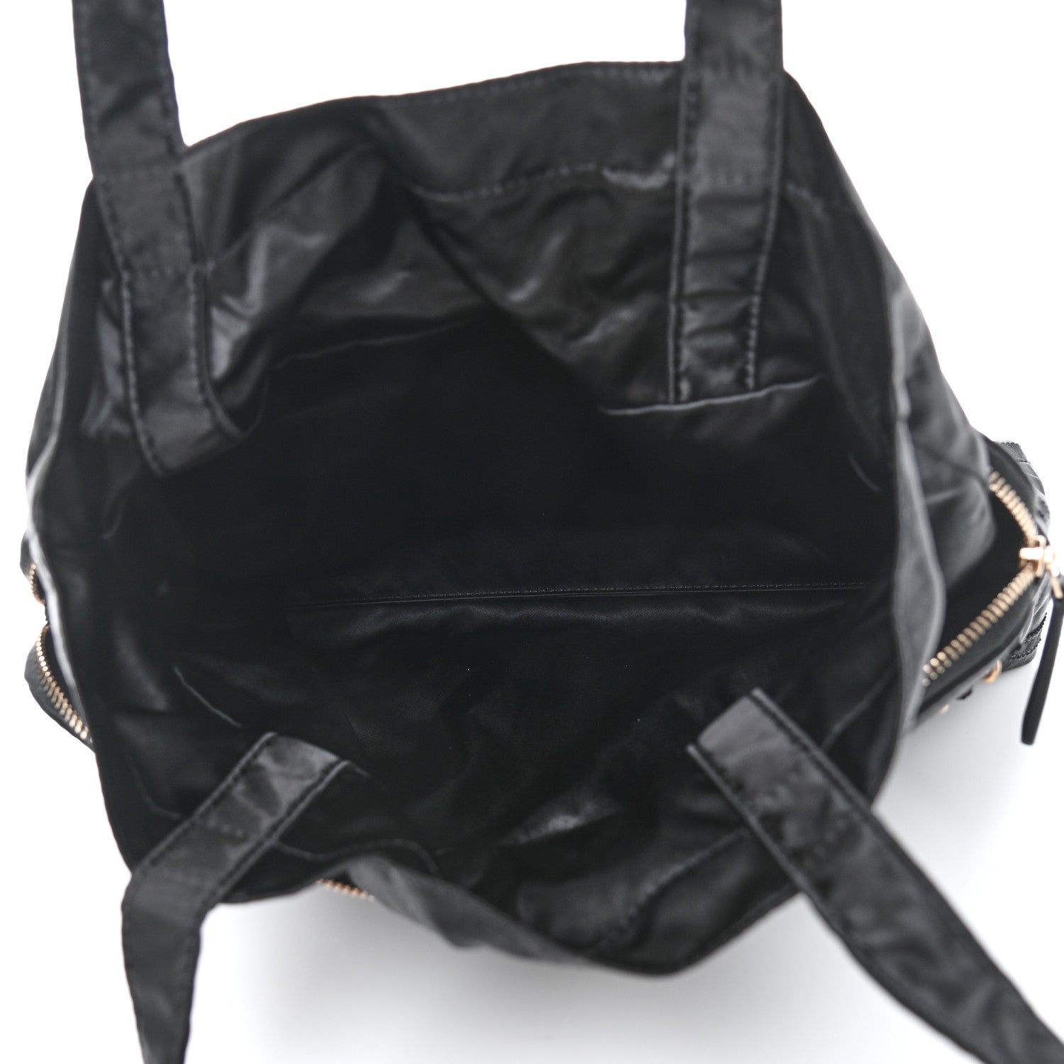 Chanel Nylon Grosgrain Large Lifestyle Pouch With Foldable Tote Black 8 of 12