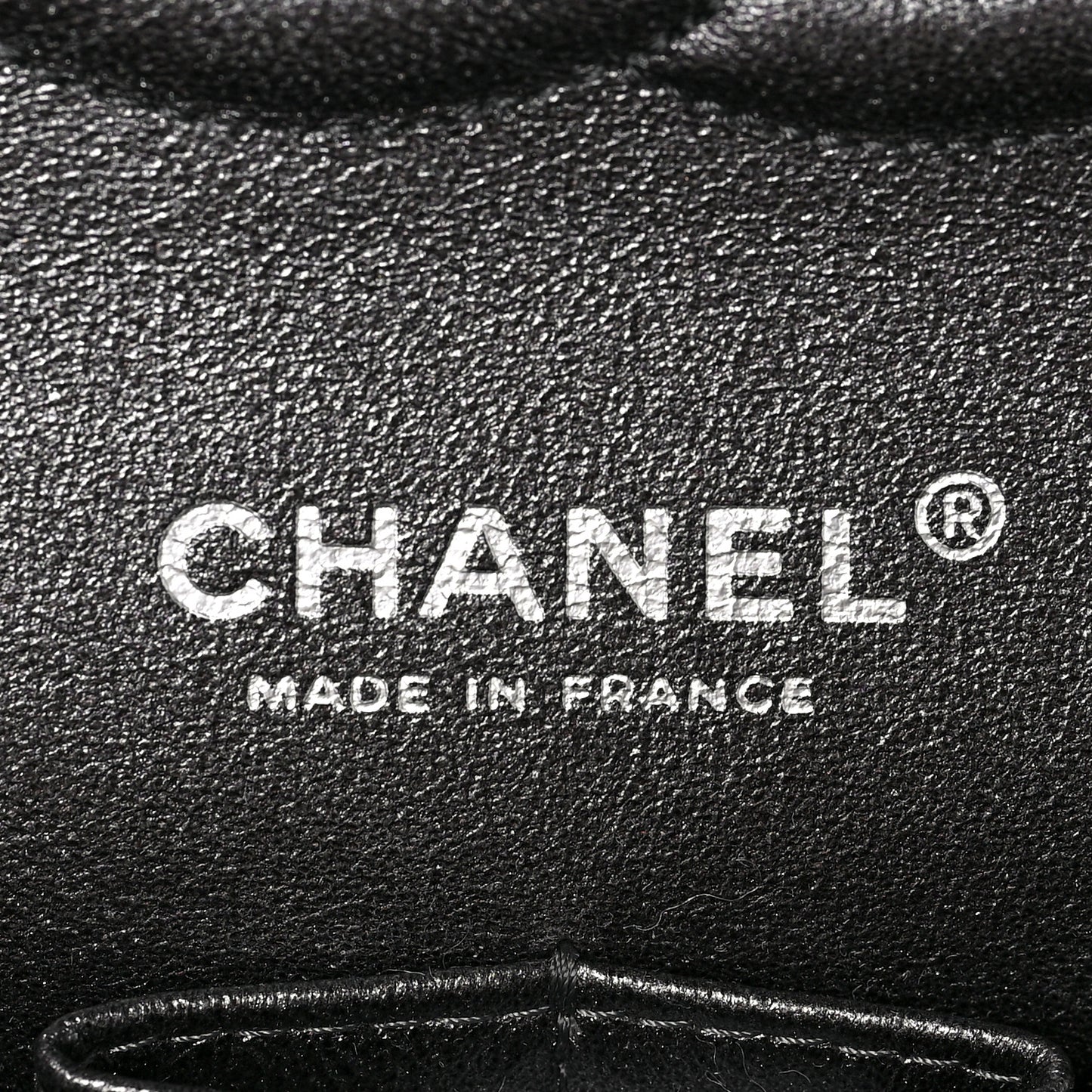 Metallic Crackled Calfskin Medium Double Flap Argent Fonce