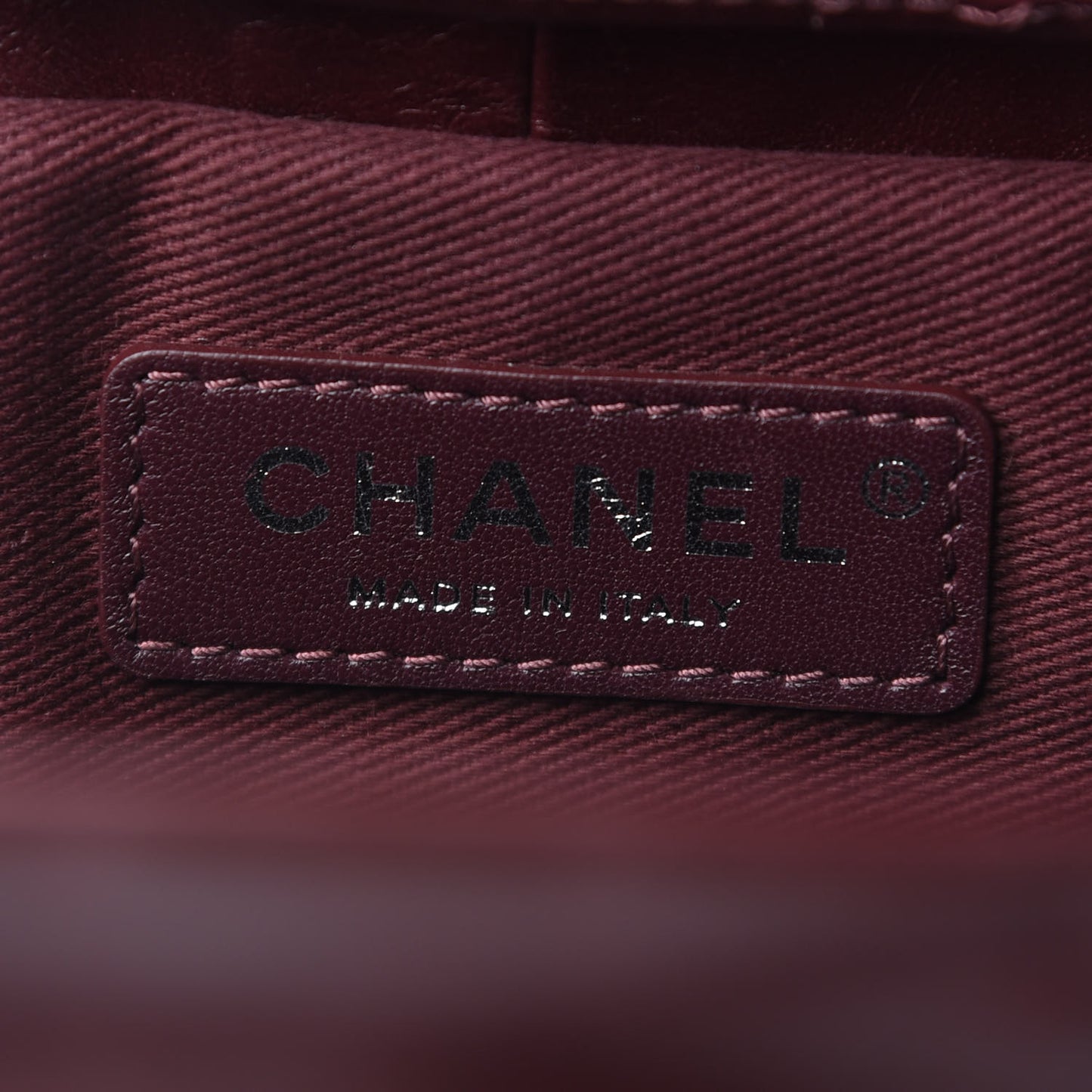 Calfskin Quilted Large Salzburg Mountain Backpack Burgundy