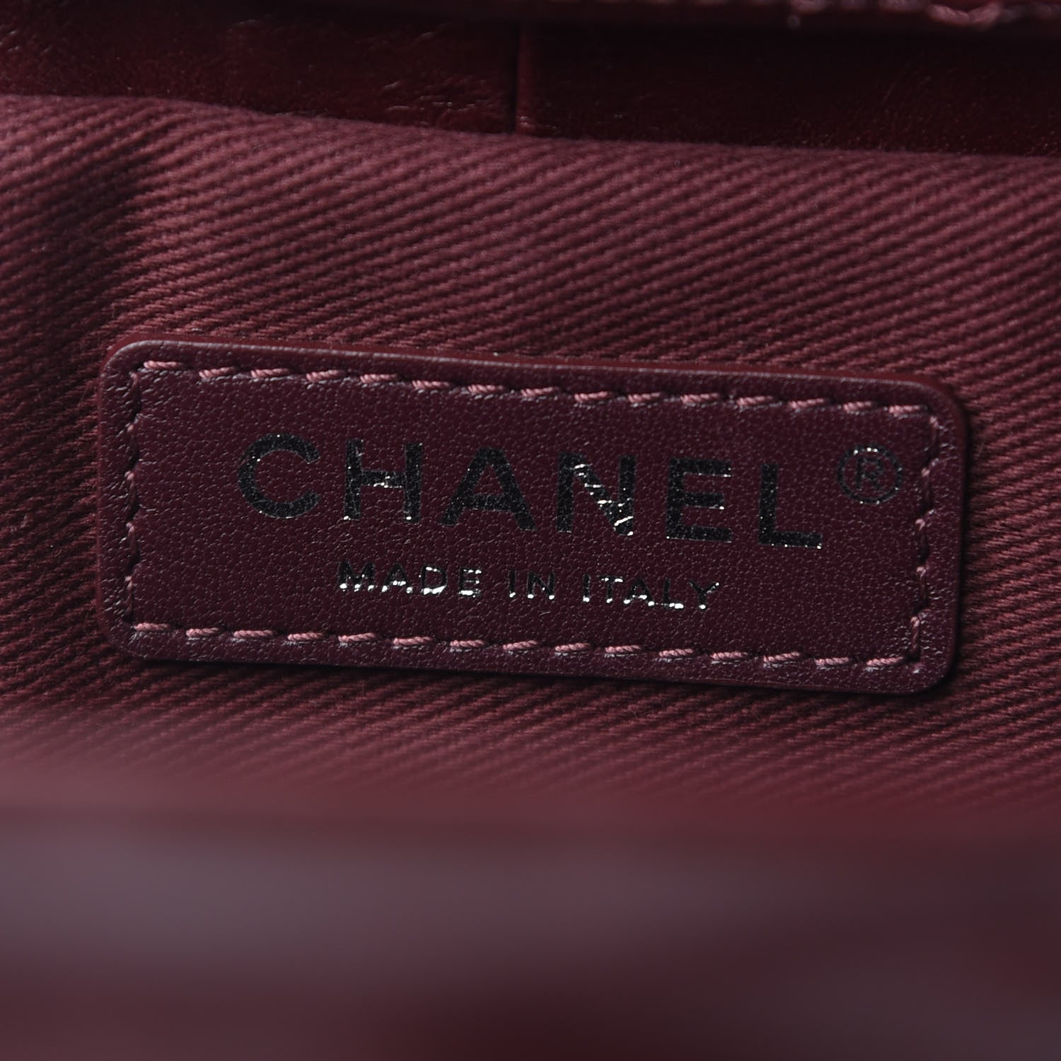 Chanel Calfskin Quilted Large Salzburg Mountain Backpack Burgundy 6 of 9