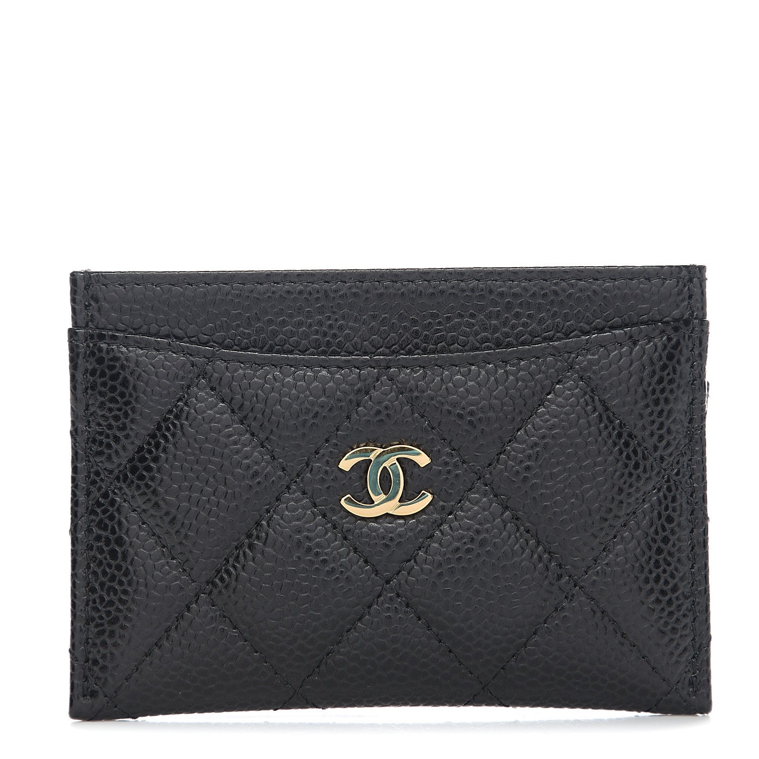 Chanel Caviar Quilted Card Holder Black 1 of 8