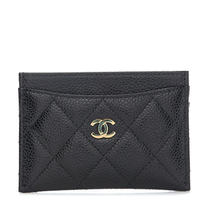 Chanel Caviar Quilted Card Holder Black 1 of 8