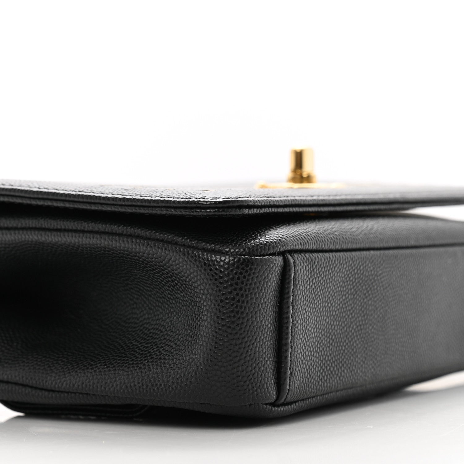 Chanel Grained Calfskin Embroidered Captain Gold Belt Bag Black 9 of 10