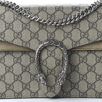 Gucci GG Supreme Monogram Small Dionysus Shoulder Bag Taupe 10 of 11