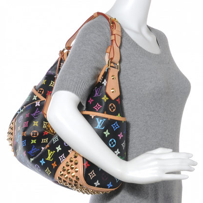 Louis Vuitton Monogram Multicolor Chrissie Black 2 of 8