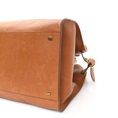 The Row Polished Saddle Calfskin Soft Margaux 17 Cuir 10 of 11