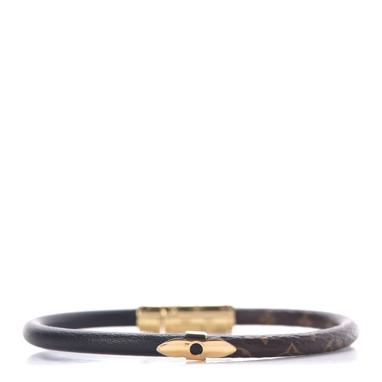 Louis Vuitton Monogram Daily Confidential Bracelet 17 Black 1 of 5