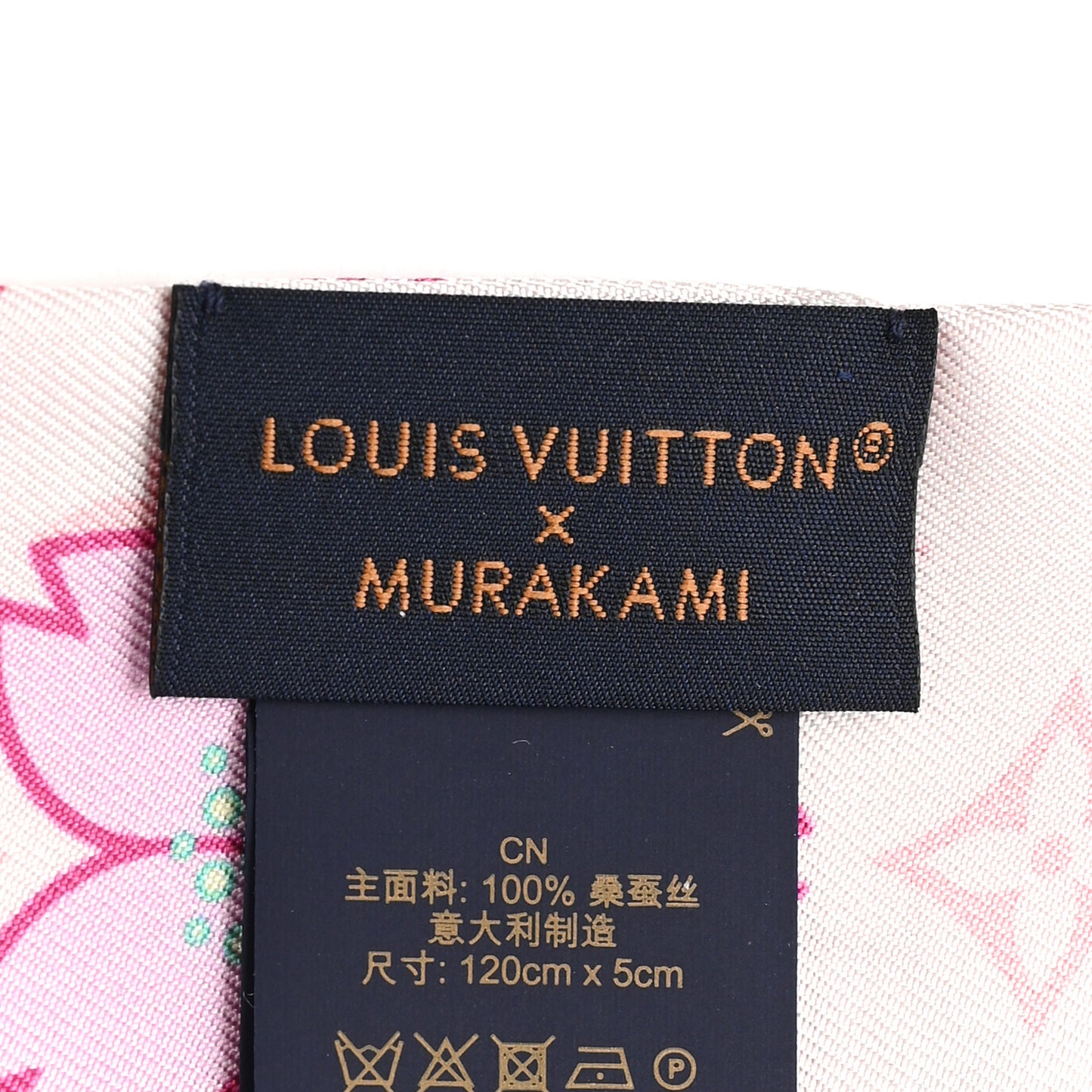 LV X TM Silk Monogram Cherry Blossom BB Bandeau Pink