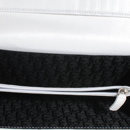 Christian Dior Patent Cannage Lady Dior Charm Wallet White 5 of 7