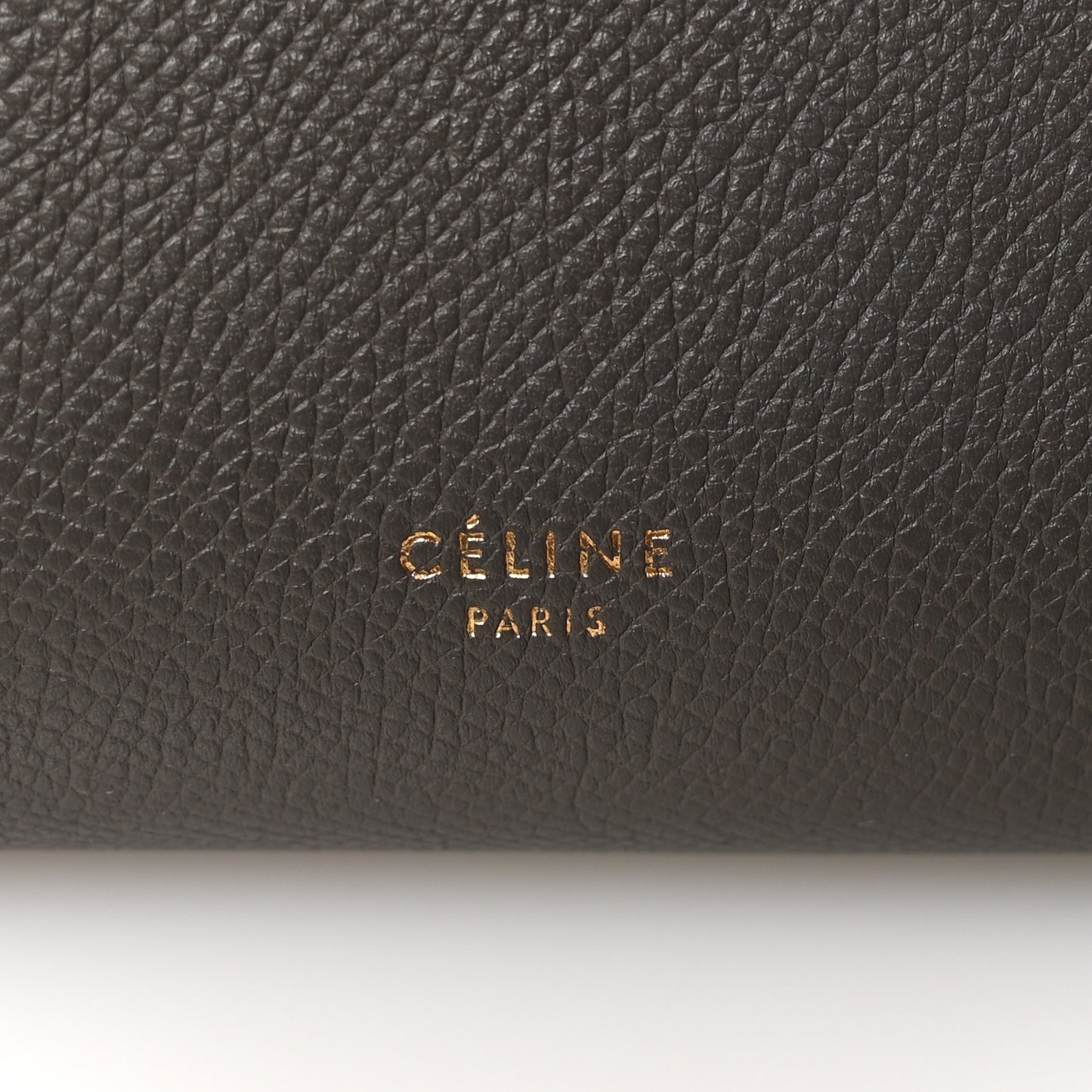 Baby Grained Calfskin Micro Belt Bag Grey