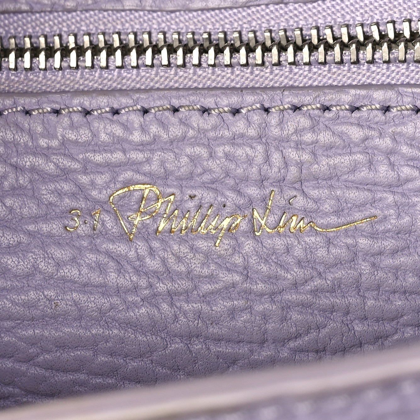 Textured Calfskin Mini Pashli Satchel Lilac