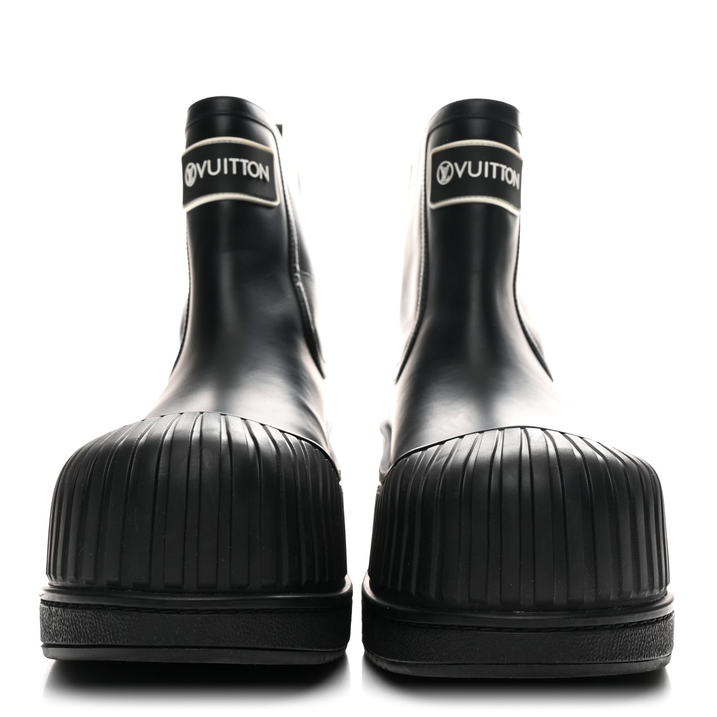 Calfskin Polar Flat Ankle Boots 41 Black