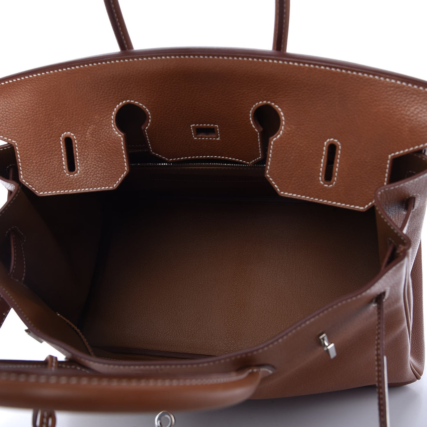 Natural Barenia Faubourg Birkin 35 Fauve