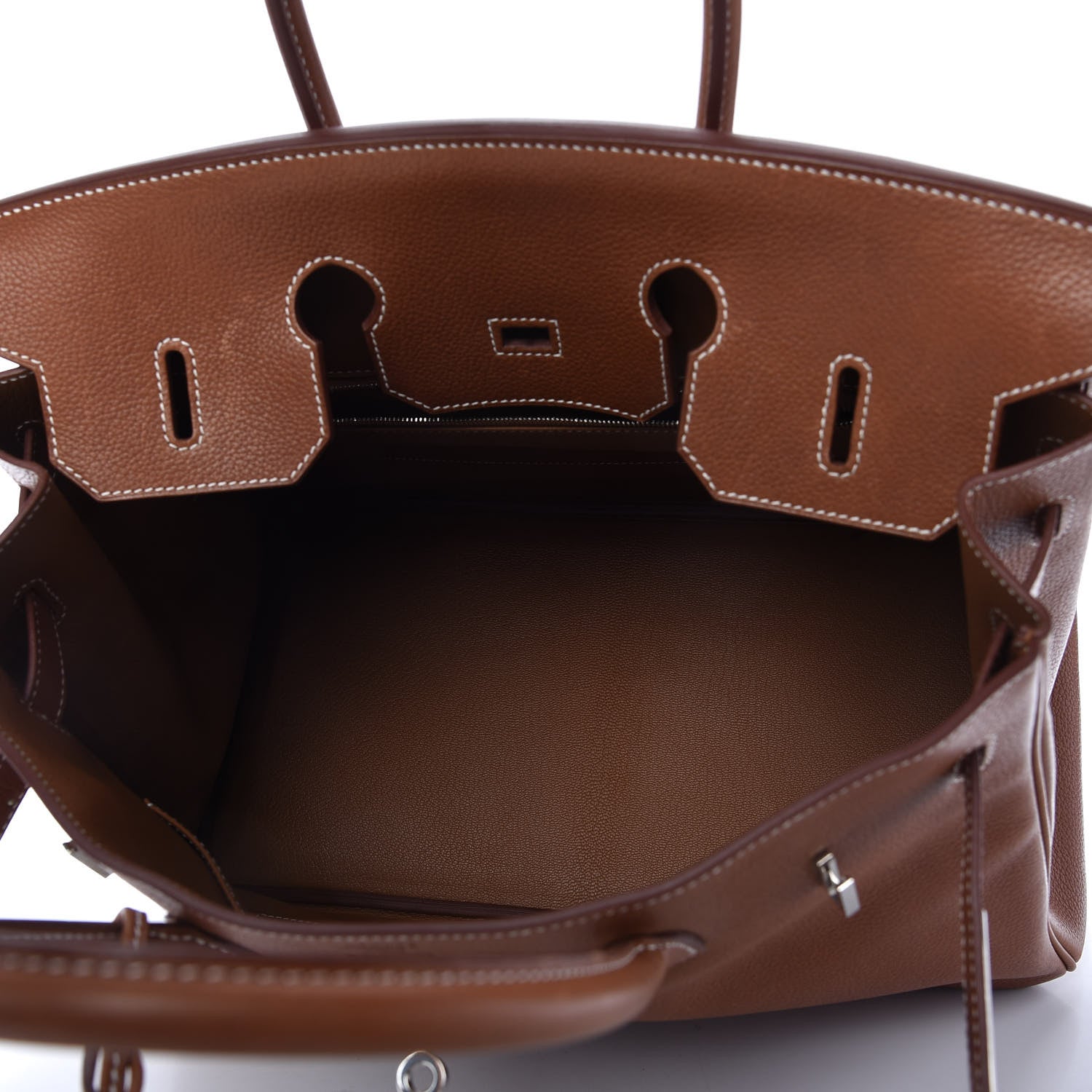 Hermes Natural Barenia Faubourg Birkin 35 Fauve 5 of 11