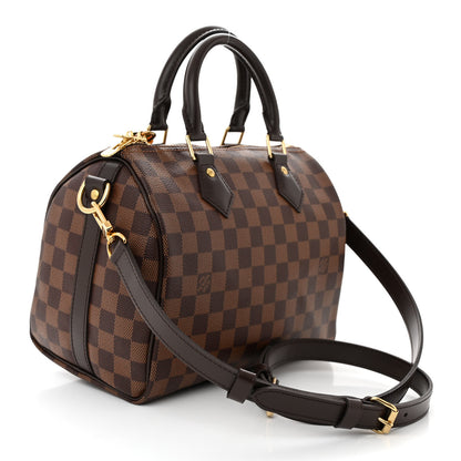 Louis Vuitton Damier Ebene Speedy Bandouliere 25 3 of 10