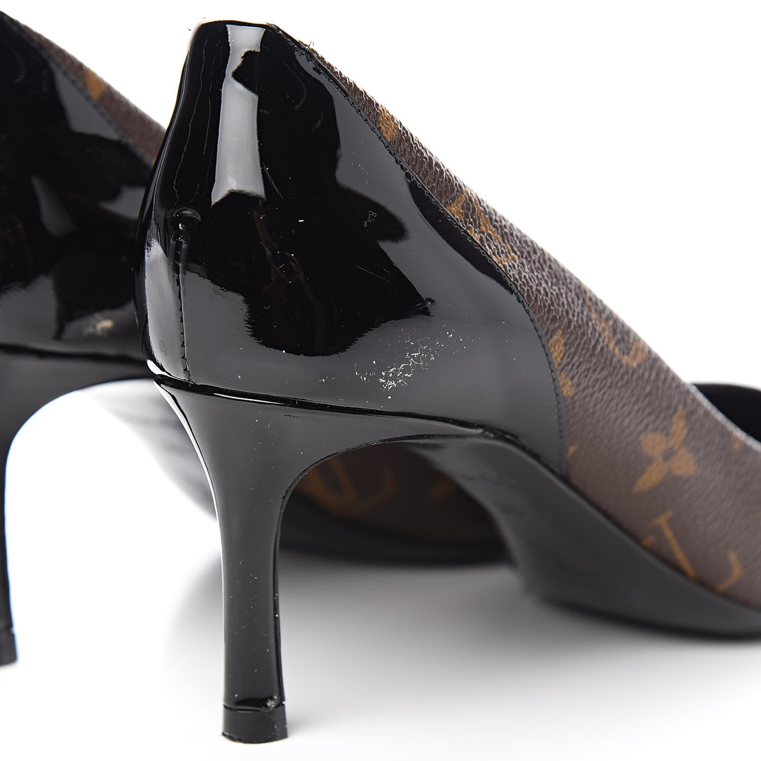 Louis Vuitton Monogram Cherie Pumps 36 Black 13 of 13