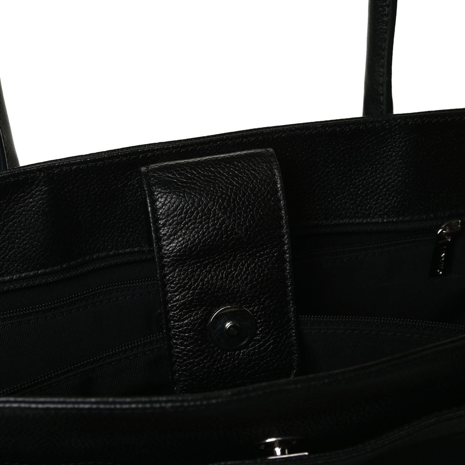Chanel Calfskin Cerf Executive Shopper Tote Black 13 of 17