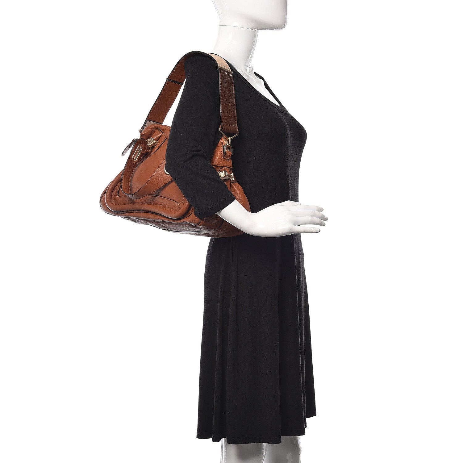 Chloe Sheepskin Medium Military Paraty Brown Delight 2 of 18