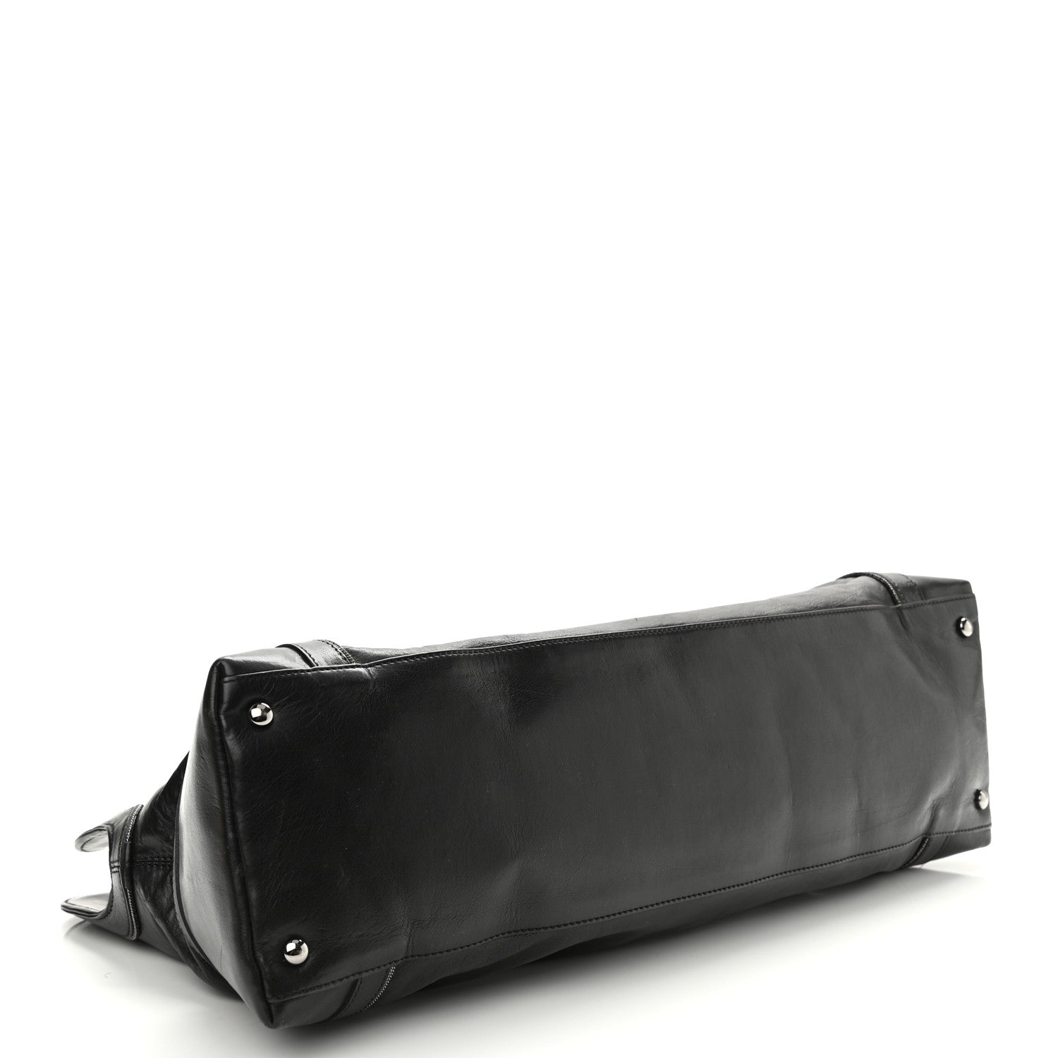 Chanel Lambskin East West Soho Shopper Black 4 of 10