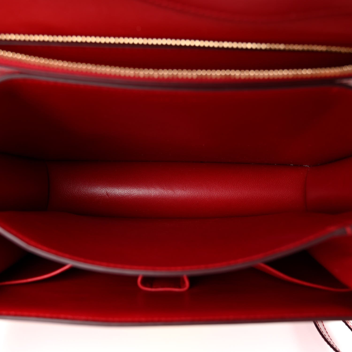 Celine Box Calfskin Medium Classic Box Flap Bag Red 5 of 10