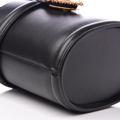 Dolce & Gabbana Smooth Calfskin Devotion Bucket Top Handle Bag Black 8 of 10