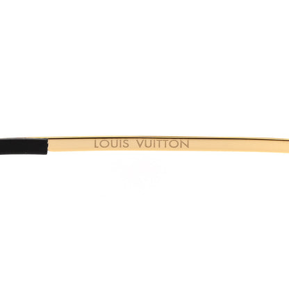 Louis Vuitton Monogram Grease Sunglasses Z1366E Gold 5 of 9