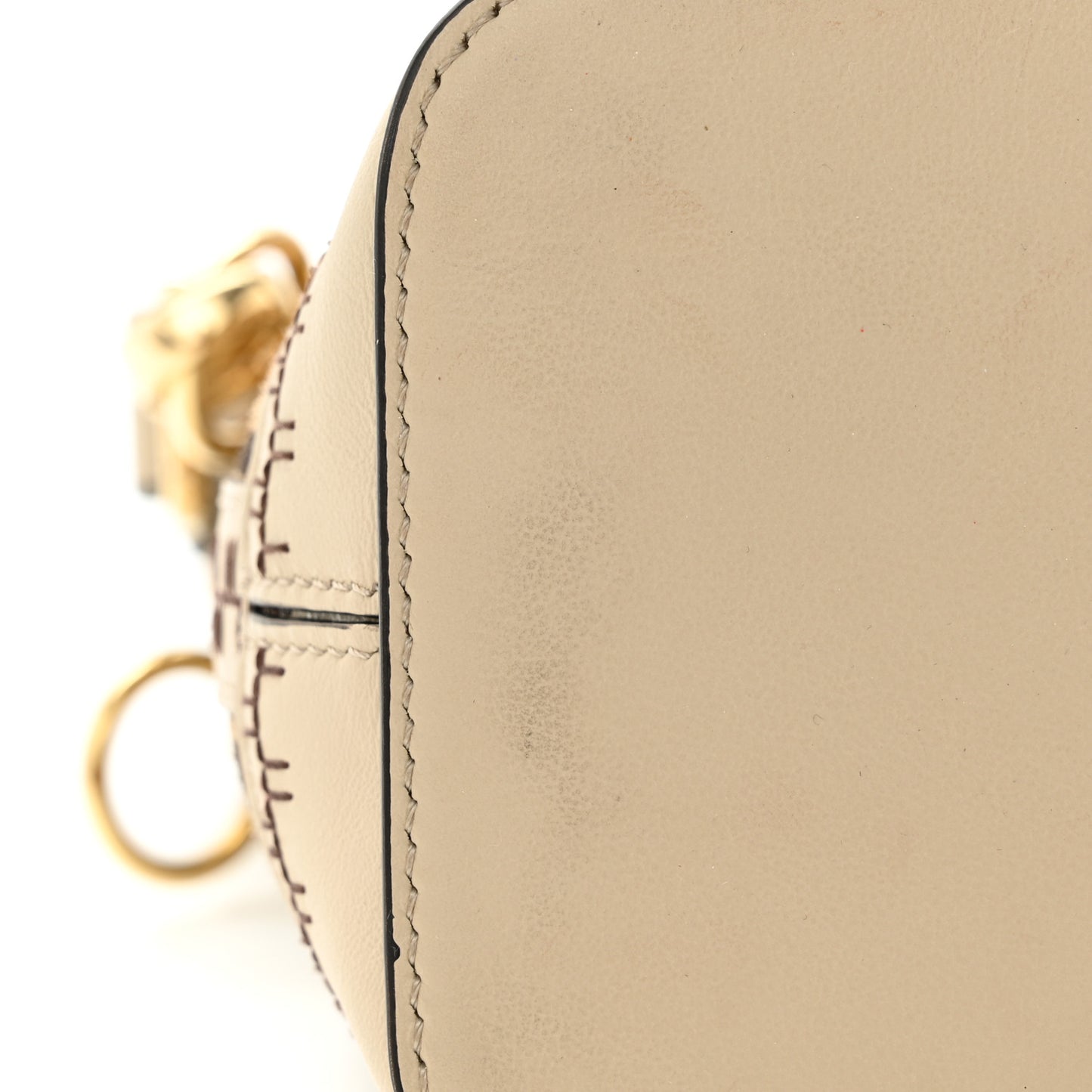 Suede Vitello Grace F is Fendi Micro FF Mini Mon Tresor Bucket Bag Nude Spring Maya
