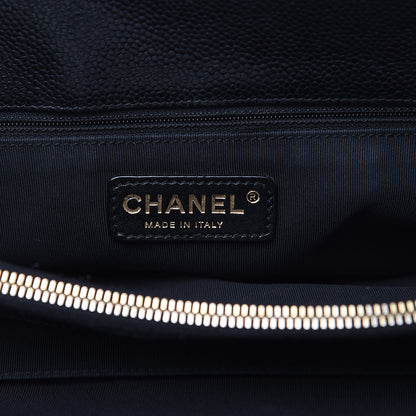 Chanel Caviar Quilted Grand Shopping Tote GST Black 6 of 17