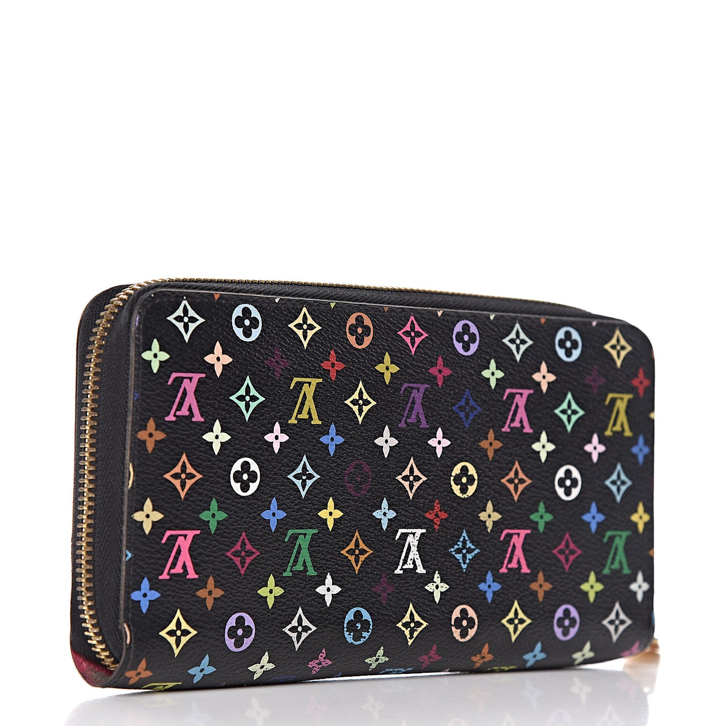 Monogram Multicolor Zippy Wallet Black Grenade