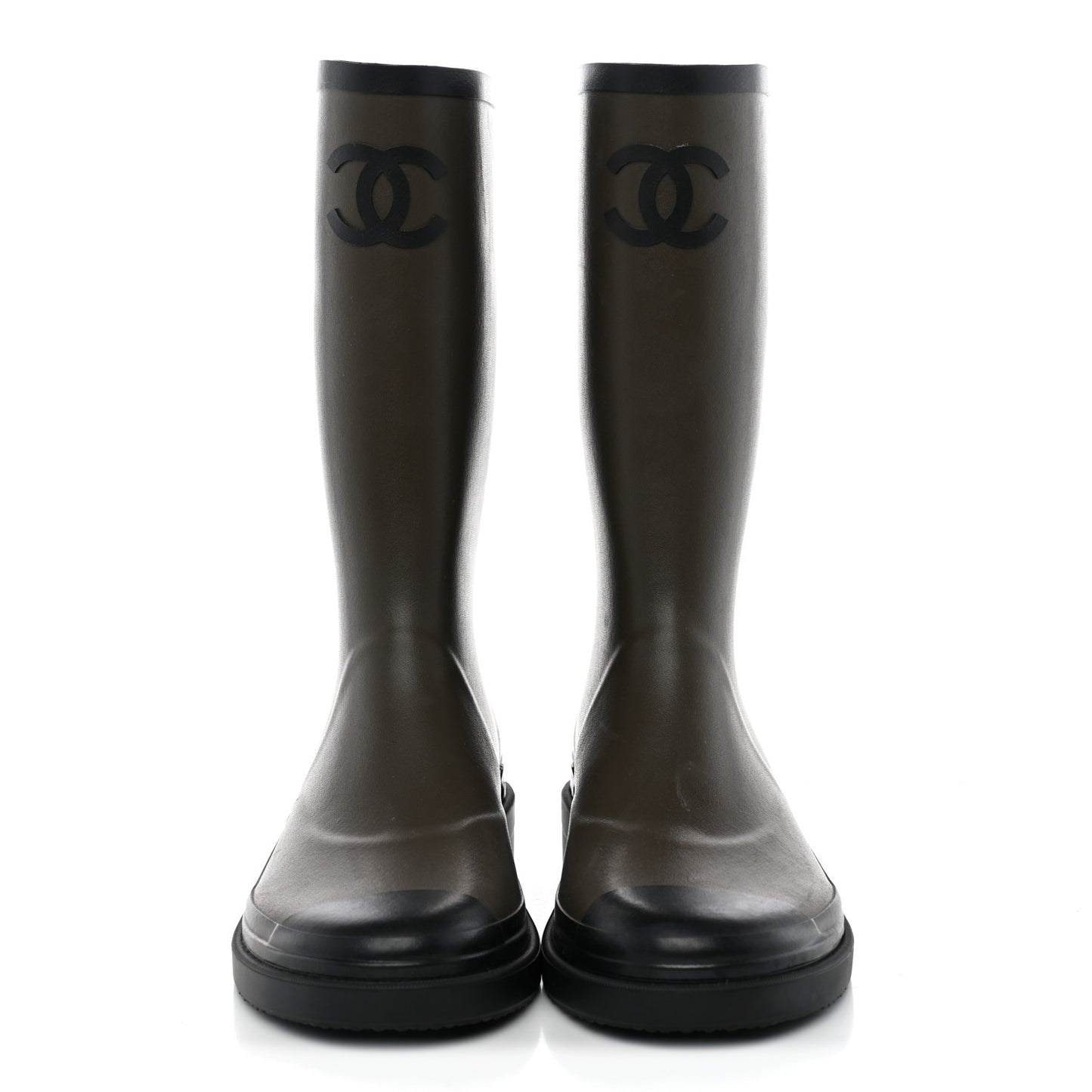 Caoutchouk CC High Boots 40 Khaki Black