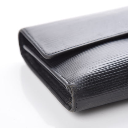 Louis Vuitton Epi Porte Tresor Etui Papiers Wallet Black 13 of 16