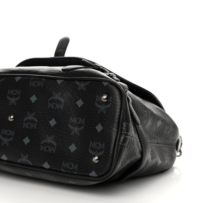 MCM Visetos Medium Satchel Black 9 of 12