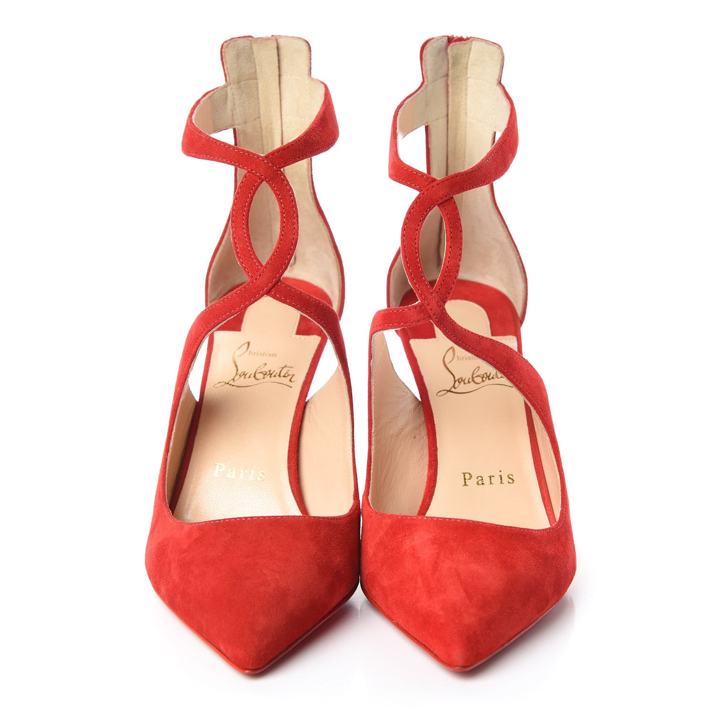 Veau Velours Rosas 85 Pumps 36.5 Loubi