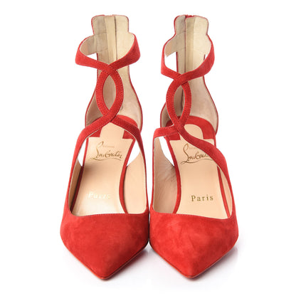Christian Louboutin Veau Velours Rosas 85 Pumps 36.5 Loubi 2 of 8
