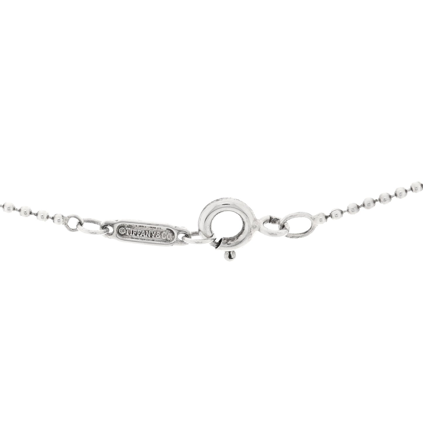 Sterling Silver Enamel Heart Key Pendant Necklace Blue