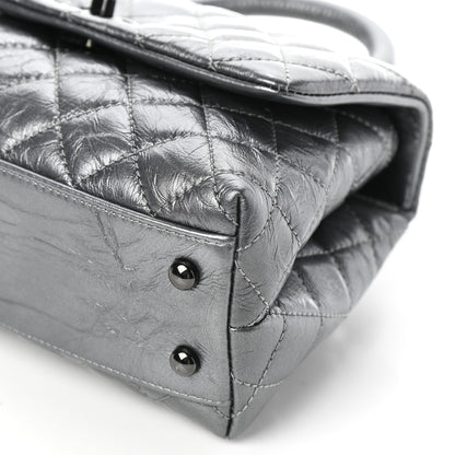 Chanel Aged Calfskin Quilted Mini Coco Handle Flap Charcoal 9 of 9