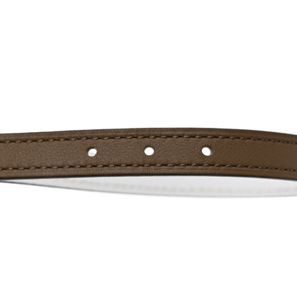 Hermes Epsom Swift Carrousel 13mm Belt 85 34 White Etoupe 5 of 7