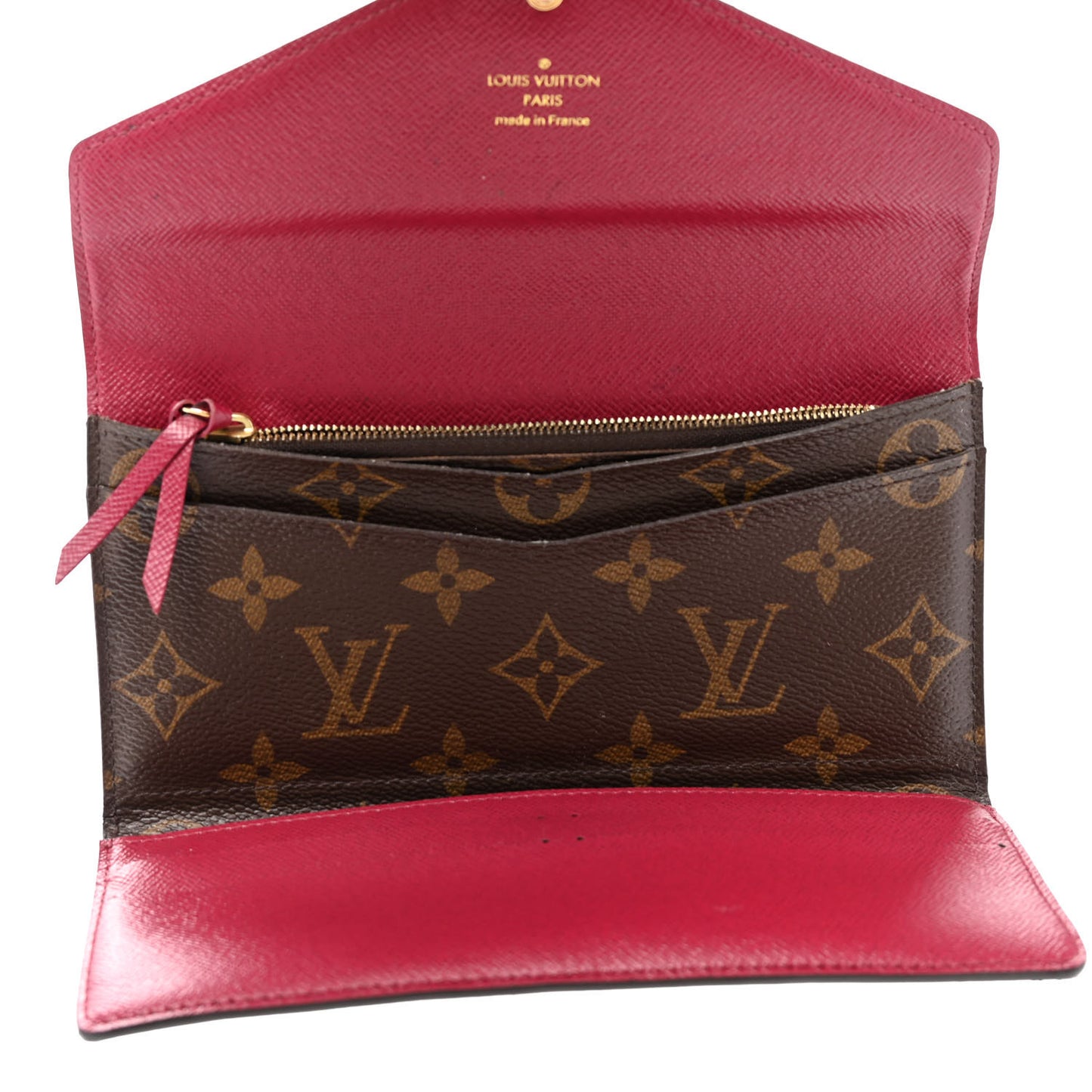 Monogram Josephine Wallet Fuchsia