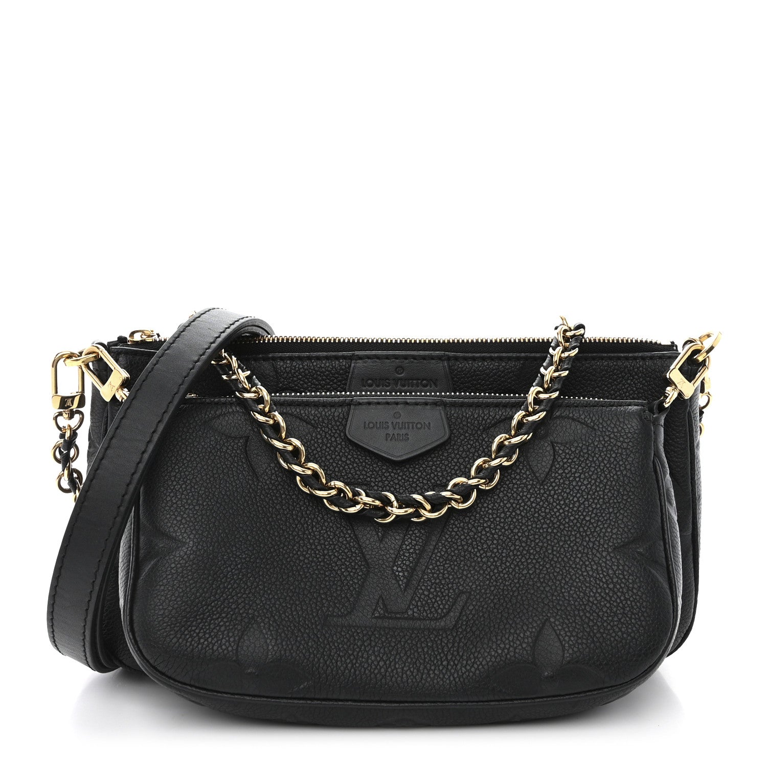 Louis Vuitton Empreinte Monogram Giant Multi Pochette Accessories Black 1 of 12