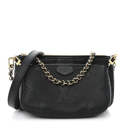 Louis Vuitton Empreinte Monogram Giant Multi Pochette Accessories Black 1 of 12