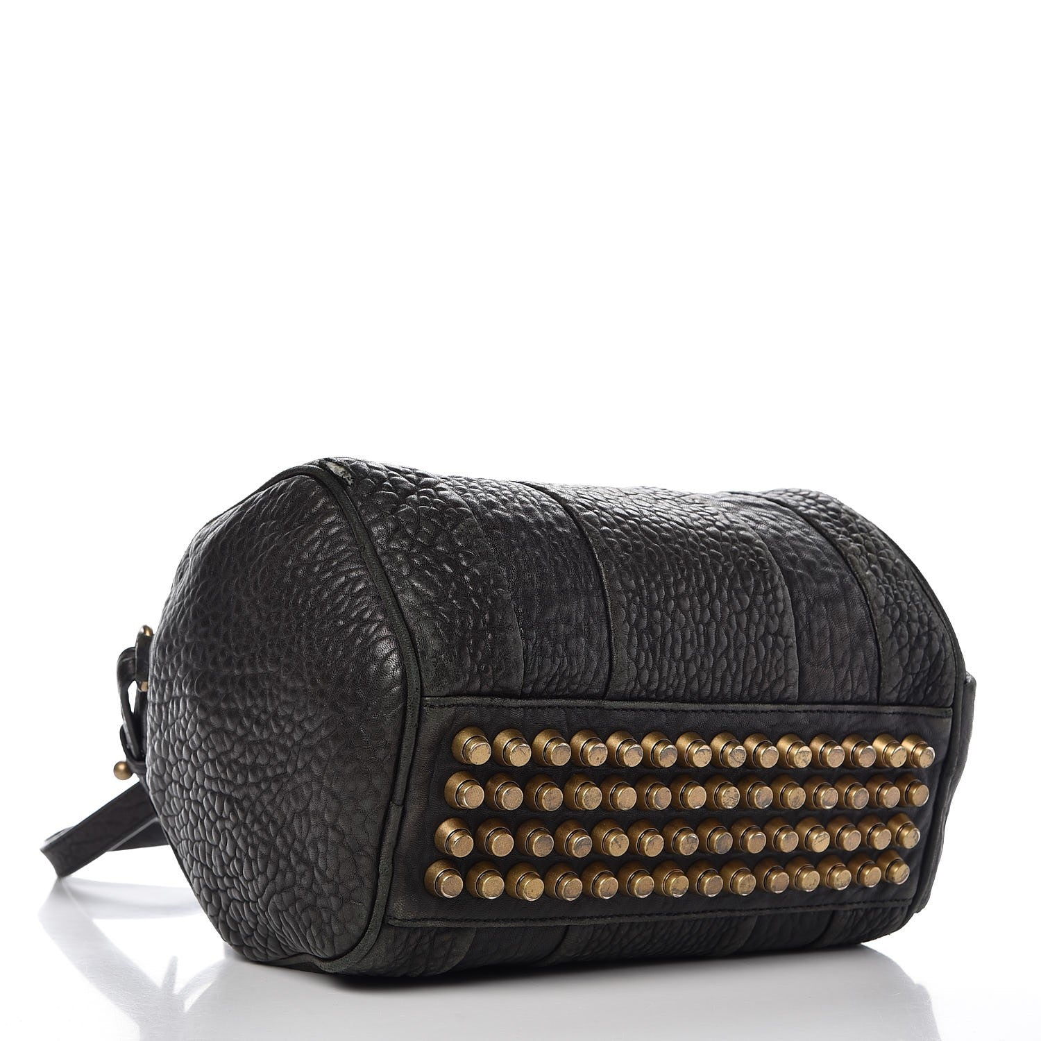 Alexander Wang Pebbled Lambskin Rockie Black Pale Gold Hardware 5 of 17