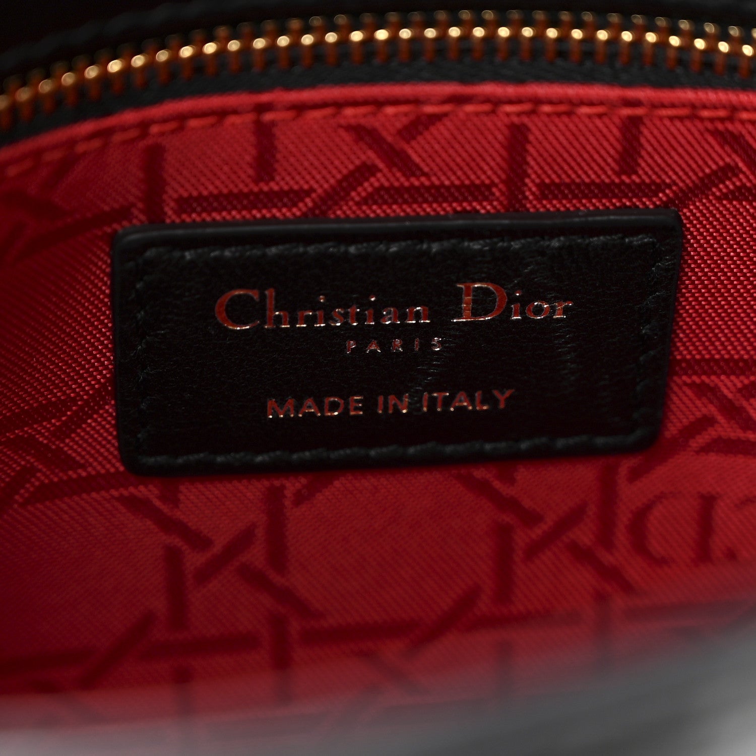 Christian Dior Lambskin Cannage Mini Lady Dior Black 6 of 14