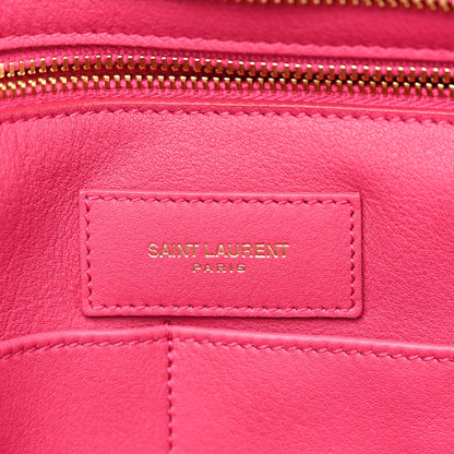 Saint Laurent Calfskin Medium Classic Y Cabas Fuchsia 6 of 12